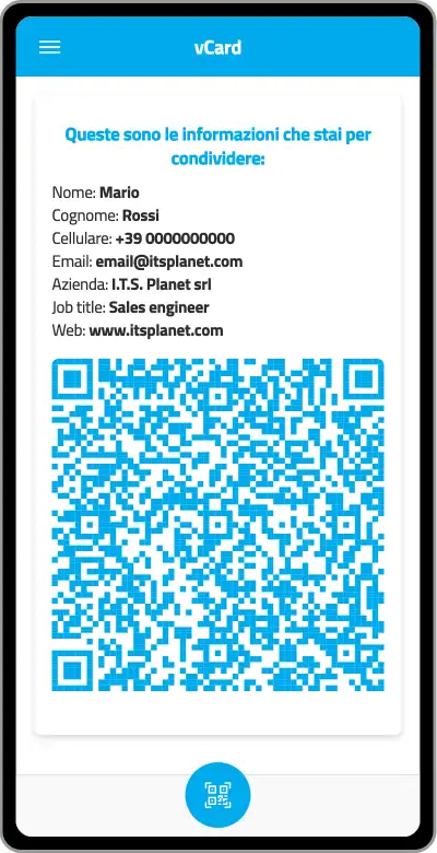 Screen-vCard