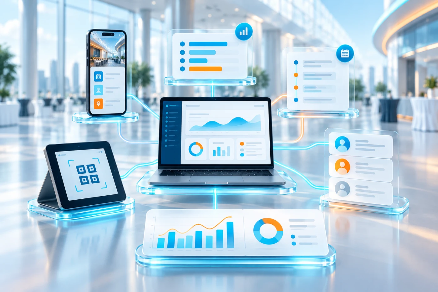 Integrated app and software ecosystem for every stage of an event