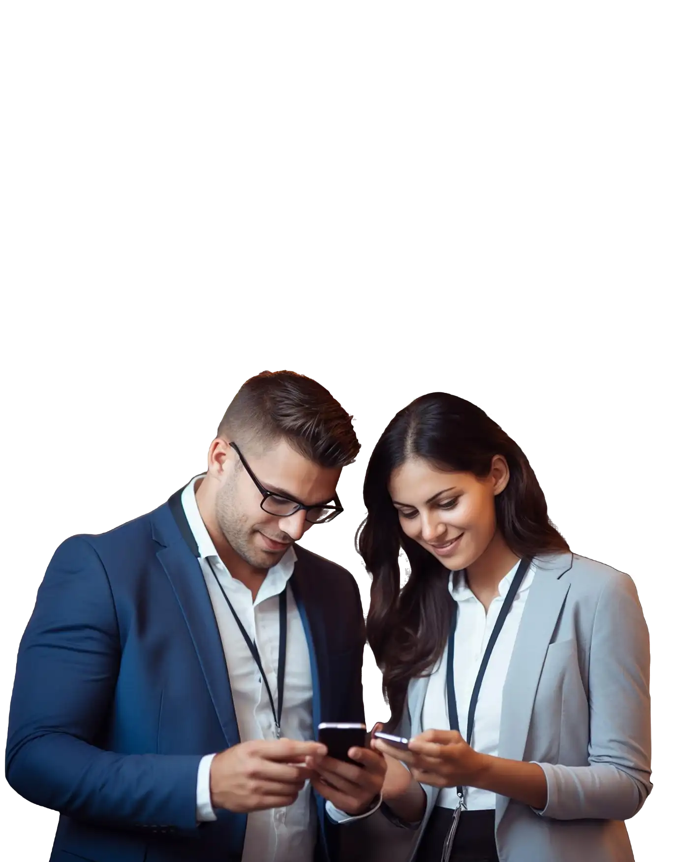 2 ospiti che stanno interagendo con eventMe