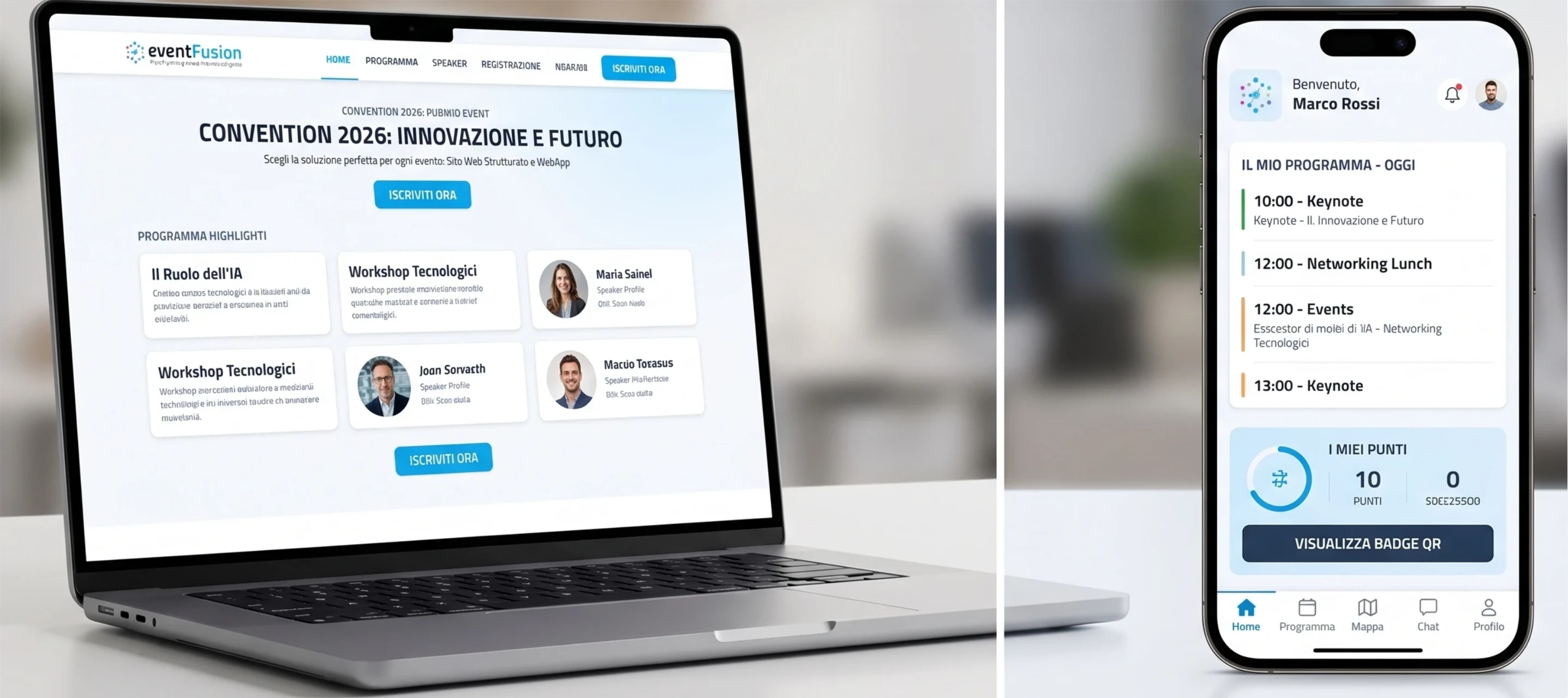 Sito evento o web app per ospiti